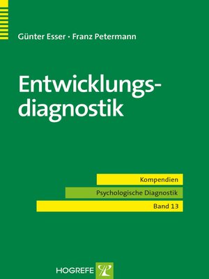cover image of Entwicklungsdiagnostik